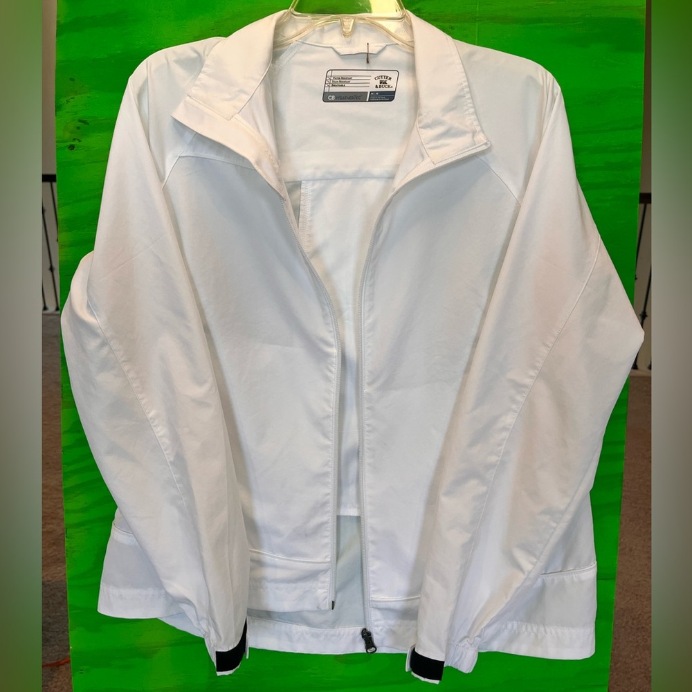 Cutter & Buck Women's White Golf Jacket